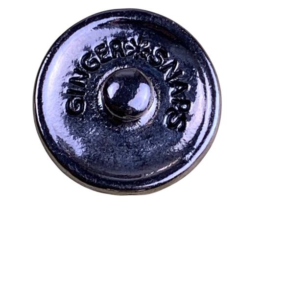 Snap in Pendent Necklace with 6 Teal Blue Tone Snaps "Gingersnaps" - Picture 9 of 10